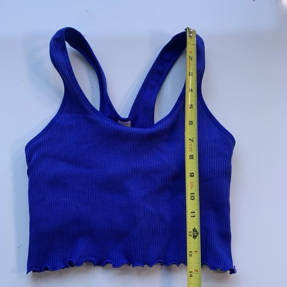 Yogalicious Women's Seamless Bra Blue Size M - Picture 2 of 6